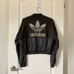 Adidas Cropped Soft Bomber Jacket (rare!)